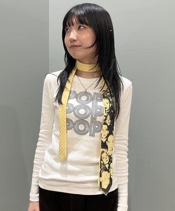 加歩さんの「BEAMS WOMEN｜【別注】athletic wear MASON / メッセージ ロングスリーブ Tシャツ」を使ったコーディネート