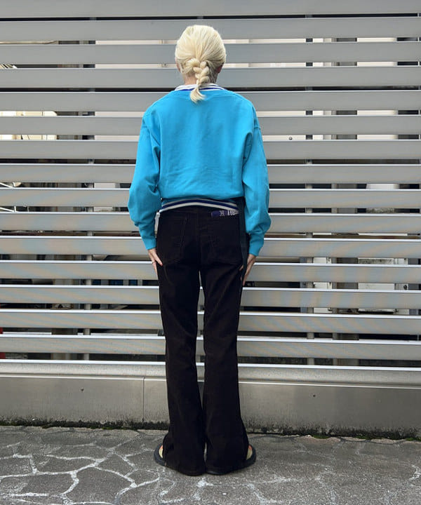 MATSUMOTO AMIさんの「BEAMS WOMEN｜BEAMS BOY / フライス 1cm ボーダー」を使ったコーディネート