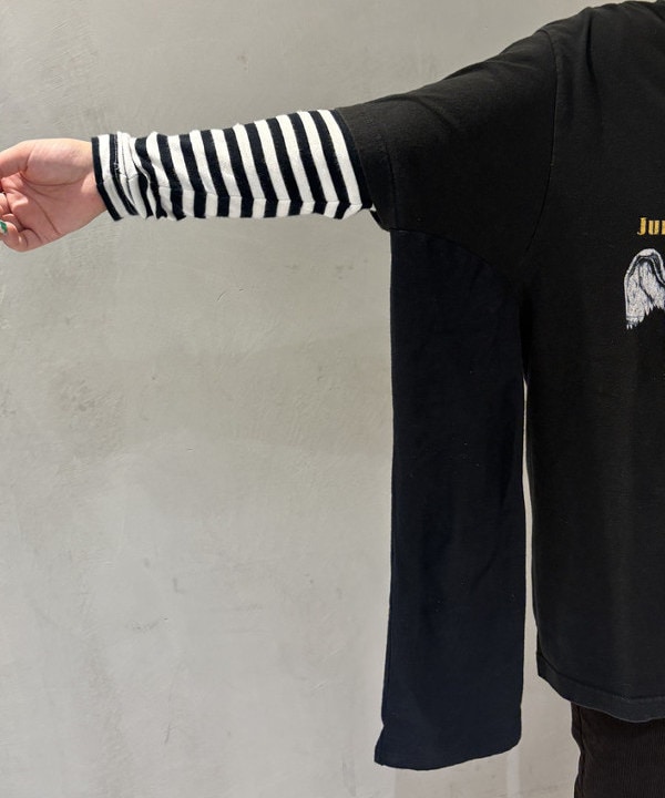 大石彩可さんの「BEAMS WOMEN｜スリム 柄 マフラー」を使ったコーディネート