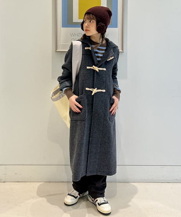 ナツハさんの「BEAMS WOMEN｜【別注】Casselini / フラワー ニット帽」を使ったコーディネート