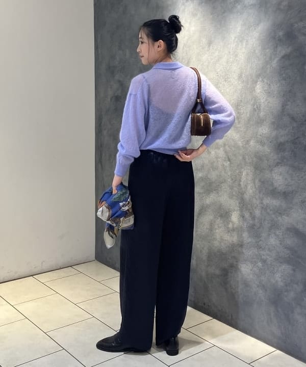 nodokaさんの「BEAMS WOMEN｜【別注】BATONER / シアー モヘヤ ポロニット」を使ったコーディネート