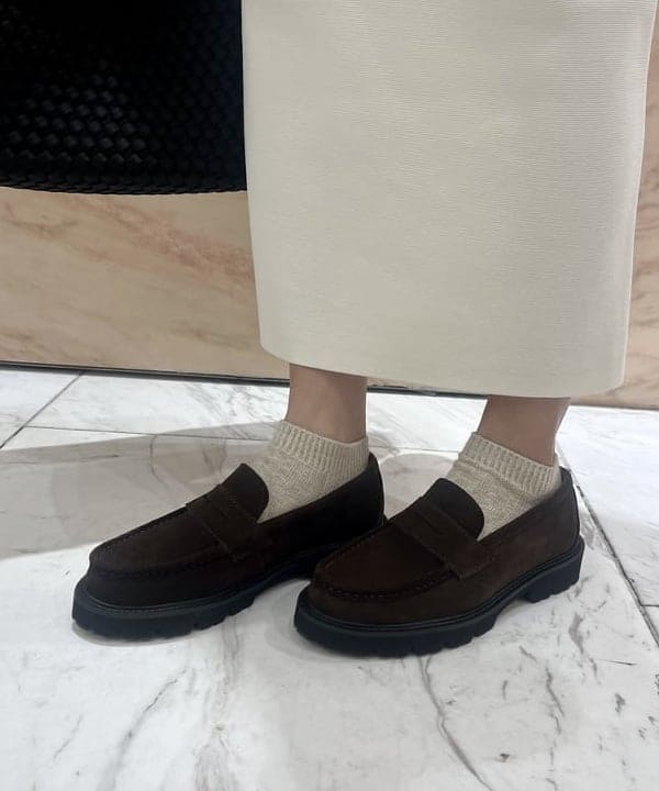 茂野 真楓さんの「BEAMS WOMEN｜BATONER / メランジ 裏毛 クルーネック トップス」を使ったコーディネート