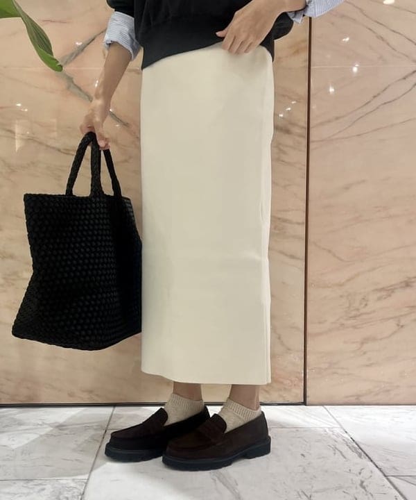 茂野 真楓さんの「BEAMS WOMEN｜BATONER / メランジ 裏毛 クルーネック トップス」を使ったコーディネート