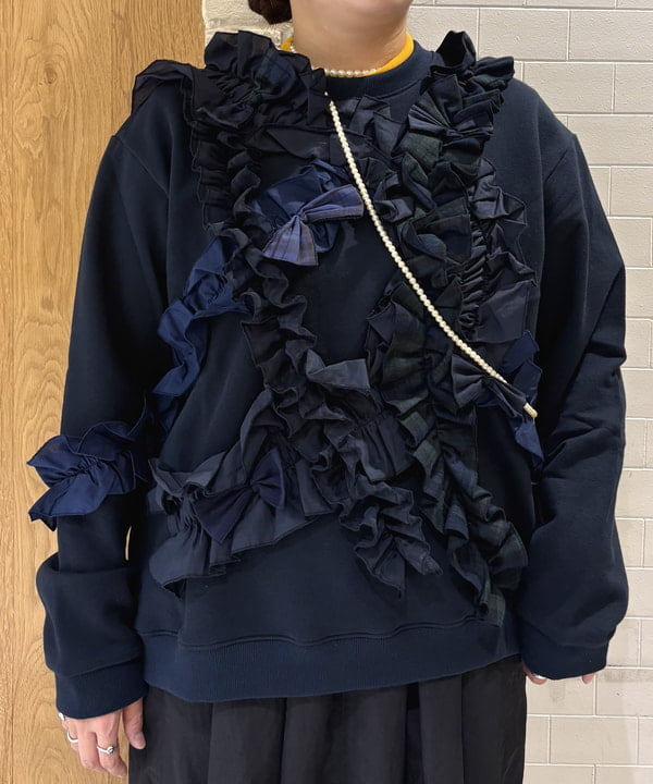 kawaiさんの「BEAMS WOMEN｜【別注】TORI-TO / リボン スウェット シャツ」を使ったコーディネート