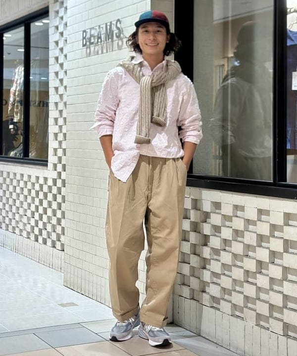 Kellyさんの「BEAMS WOMEN｜B.D. Classic-fit Burnout Dot Candy Stripe」を使ったコーディネート