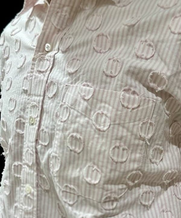 Kellyさんの「BEAMS WOMEN｜B.D. Classic-fit Burnout Dot Candy Stripe」を使ったコーディネート