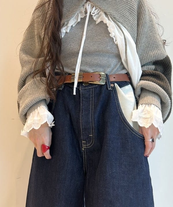 清水 彩乃さんの「BEAMS WOMEN｜maturely / ハート ボレロ」を使ったコーディネート