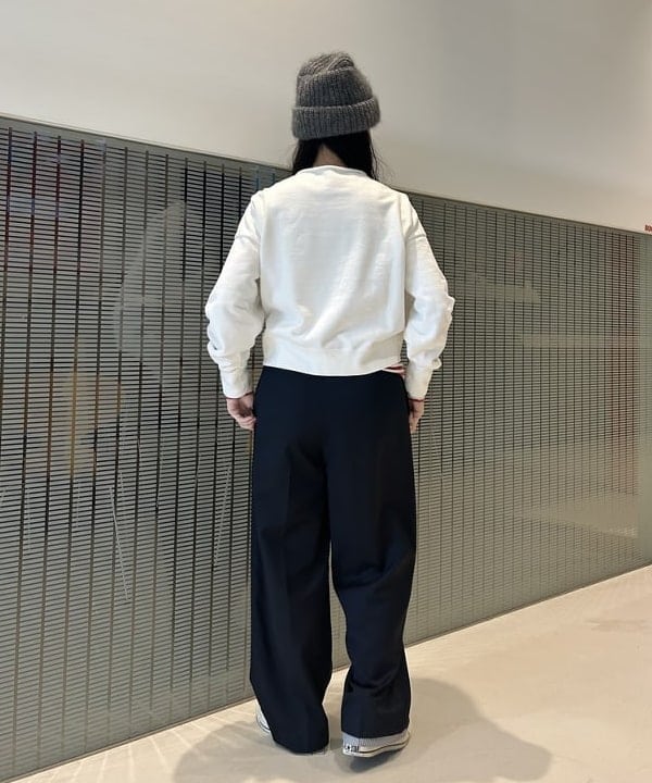 清水 彩乃さんの「BEAMS WOMEN｜【別注】cableami / モヘヤ ワッチキャップ」を使ったコーディネート