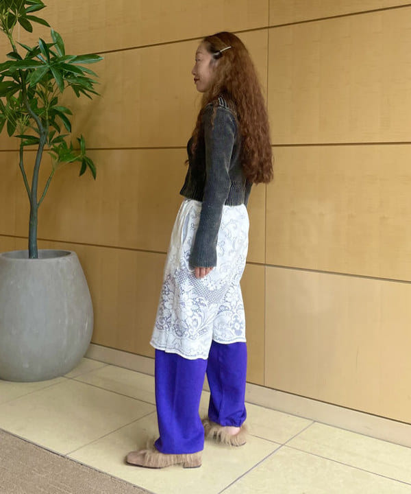 ハルキ　モモナさんの「BEAMS WOMEN｜モールフェード ジップ カーディガン」を使ったコーディネート