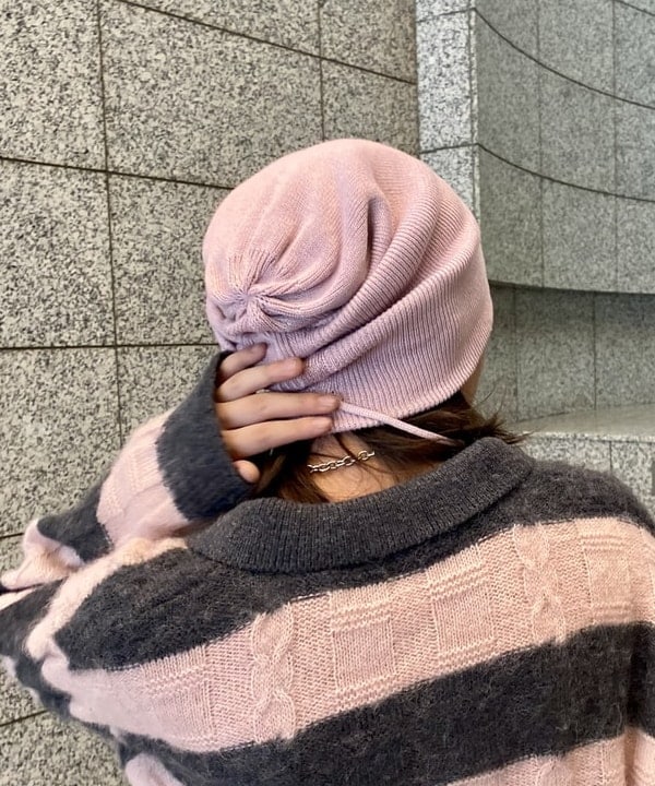 はるひむさんの「BEAMS WOMEN｜ワイド ボーダー ポロ ニット」を使ったコーディネート