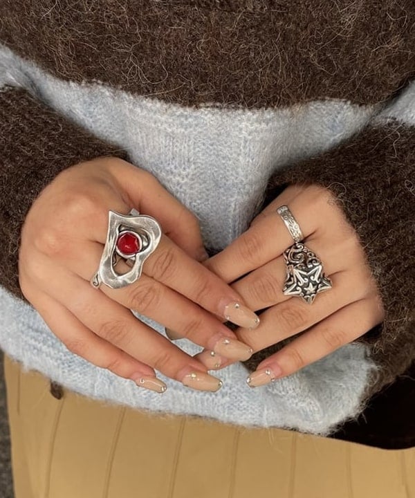 まゆちゃんさんの「BEAMS WOMEN｜ワイド ボーダー ポロ ニット」を使ったコーディネート