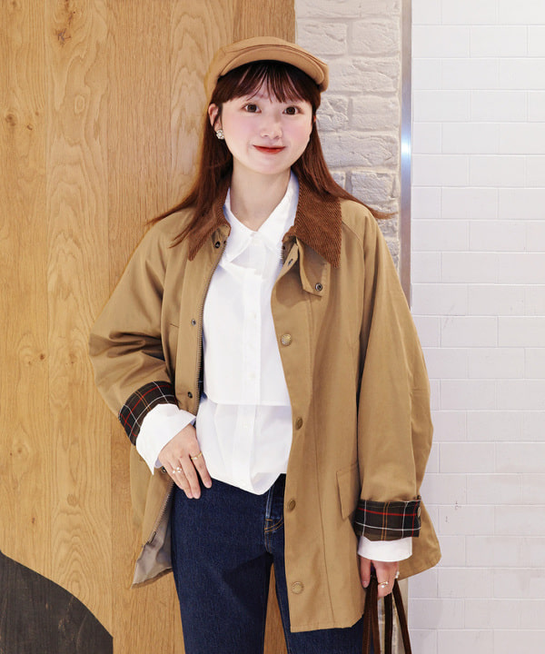 Joさんの「BEAMS WOMEN｜【別注】Barbour / BEDALE ジャケット」を使ったコーディネート