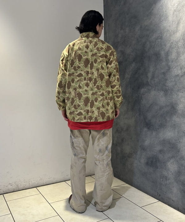 IHA(イハ)さんの「BEAMS WOMEN｜【別注】BUZZ RICKSON'S / ヘリンボーン カモ ジャケット」を使ったコーディネート