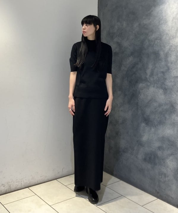 OSUMIさんの「BEAMS WOMEN｜シンプル モックネック ニット .M」を使ったコーディネート