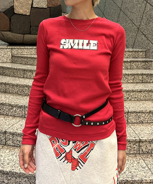 あさひさんの「BEAMS WOMEN｜【別注】athletic wear MASON / メッセージ ロングスリーブ Tシャツ」を使ったコーディネート