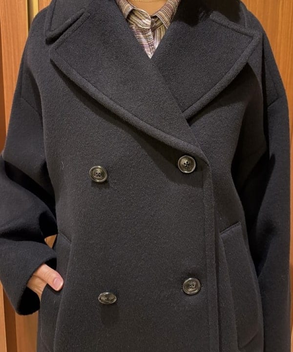 Kanaeさんの「BEAMS WOMEN｜TICCA / ウール ピーコート」を使ったコーディネート