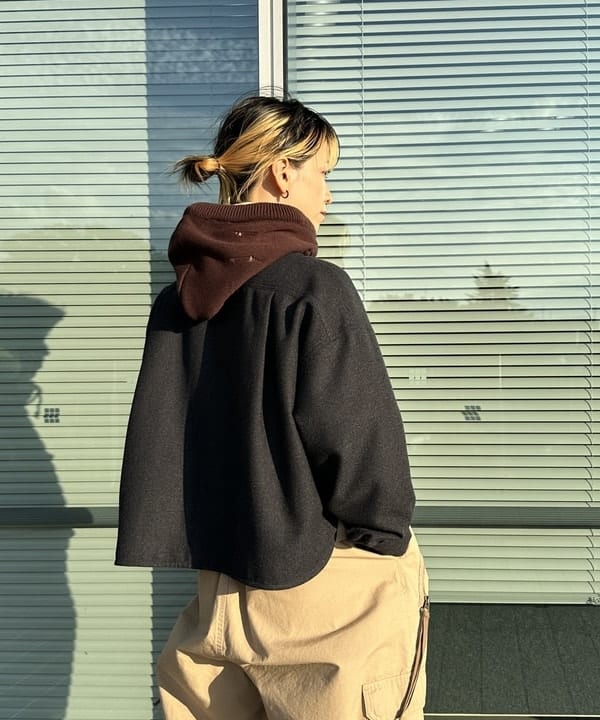 Heg.さんの「BEAMS WOMEN｜ショート ヘリンボーン CPO ジャケット」を使ったコーディネート