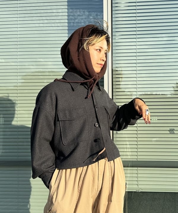 Heg.さんの「BEAMS WOMEN｜ショート ヘリンボーン CPO ジャケット」を使ったコーディネート