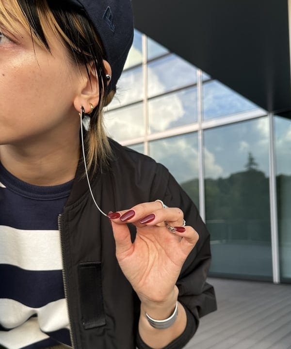 Heg.さんの「BEAMS WOMEN｜【別注】N,P,E / ペイシェントバッグ カラー デニム M」を使ったコーディネート