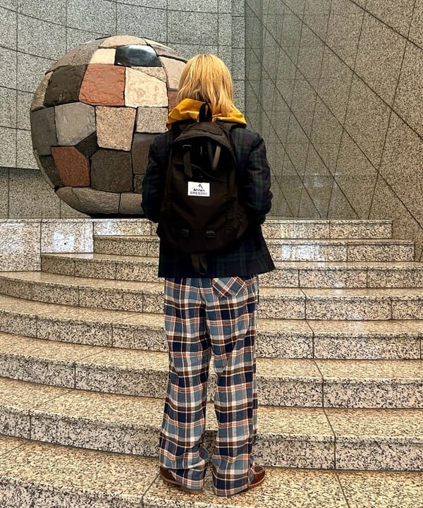 小原 もこさんの「BEAMS WOMEN｜クレイジー ベースボール ロングスリーブ」を使ったコーディネート