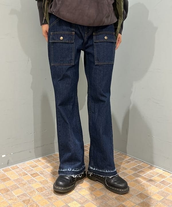 ばるたんさんの「BEAMS WOMEN｜【別注】WAREHOUSE & CO. / セコハン 後付け フーディー」を使ったコーディネート