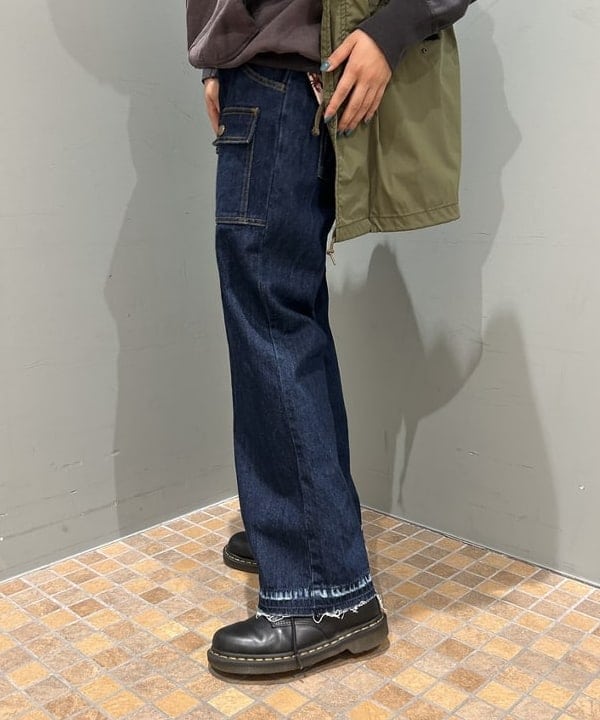 ばるたんさんの「BEAMS WOMEN｜【別注】WAREHOUSE & CO. / セコハン 後付け フーディー」を使ったコーディネート