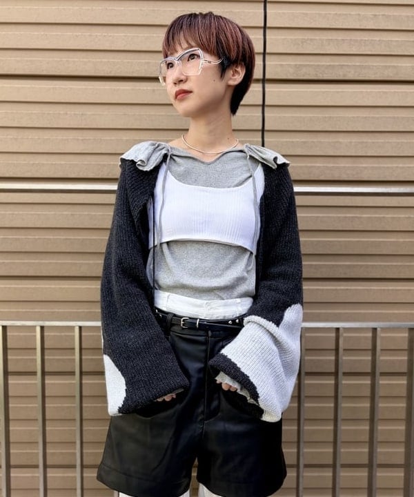 みりさんの「maturely / ワイヤー メッシュ シアー ハイソックス」を使ったコーディネート