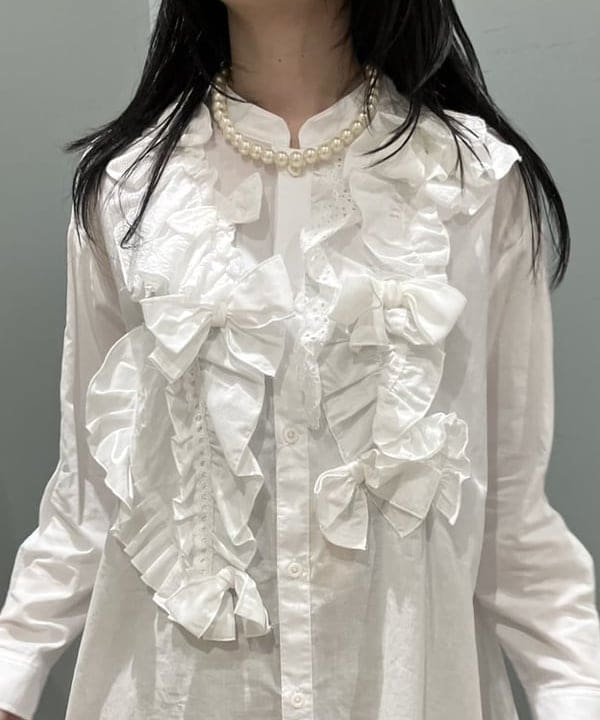 加歩さんの「BEAMS WOMEN｜ミックス ループ編み ニット ジャケット」を使ったコーディネート