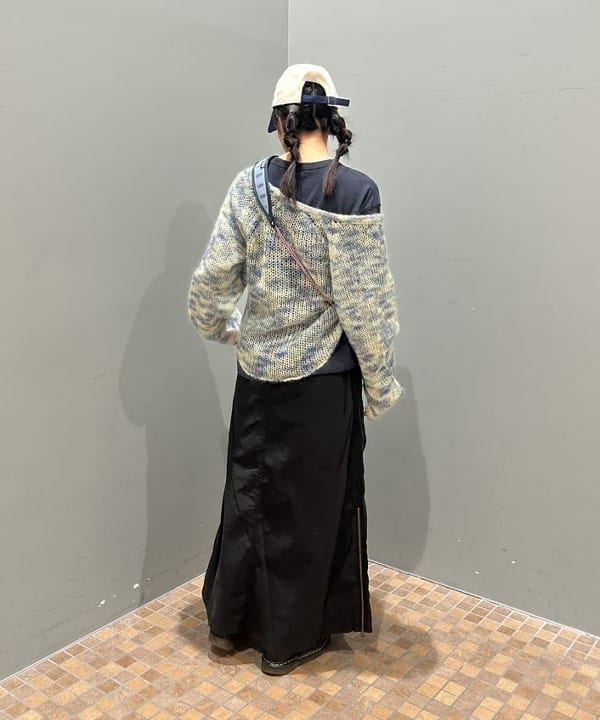 ばるたんさんの「BEAMS WOMEN｜カスリ モヘア ベースボール」を使ったコーディネート