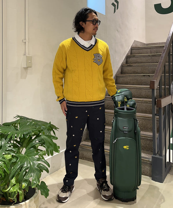 美品 BEAMS GOLF ツアーハイネックジャージ ネイビー Sサイズ ビームスゴルフ UV ハイネックコンプレッションシャツ 83-49