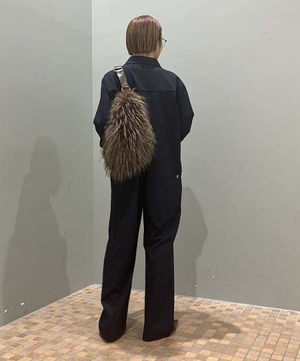 NATSUKIさんの「BEAMS WOMEN｜ロング ファー バッグ」を使ったコーディネート