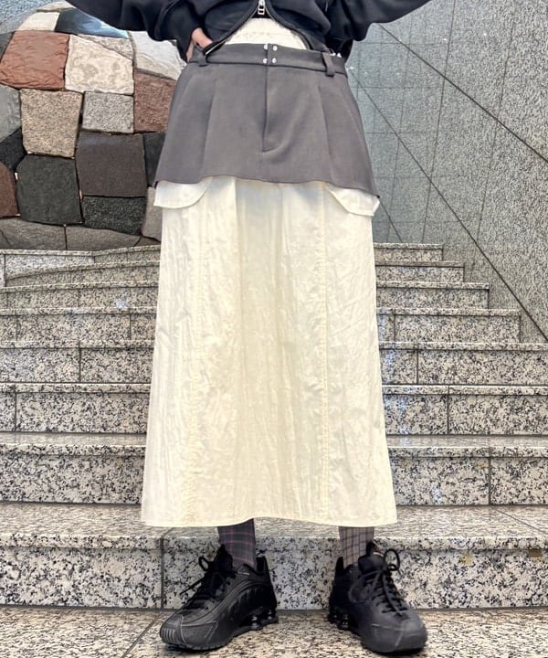 はやしあかねさんの「BEAMS WOMEN｜DANTON / CREWNECK INNER DOWN JACKET 25AW」を使ったコーディネート