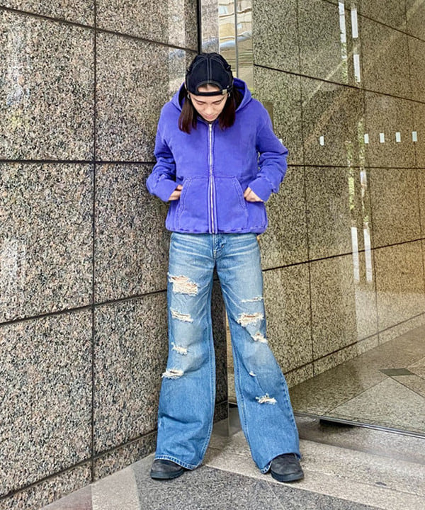 はるひむさんの「BEAMS WOMEN｜【別注】REMI RELIEF / Sweat Zip Hoodie」を使ったコーディネート