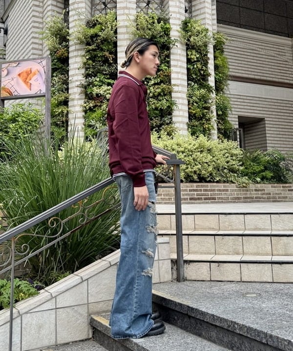 Ryohei Takataさんの「BEAMS WOMEN｜【別注】Lee / RIPPED JEANS」を使ったコーディネート