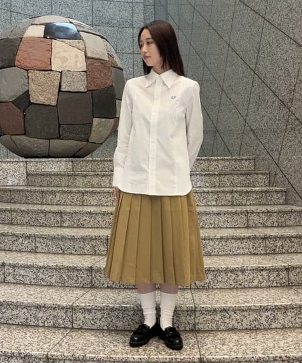 amiriさんの「BEAMS WOMEN｜【別注】FRED PERRY / Tennis Bomber Jacket」を使ったコーディネート