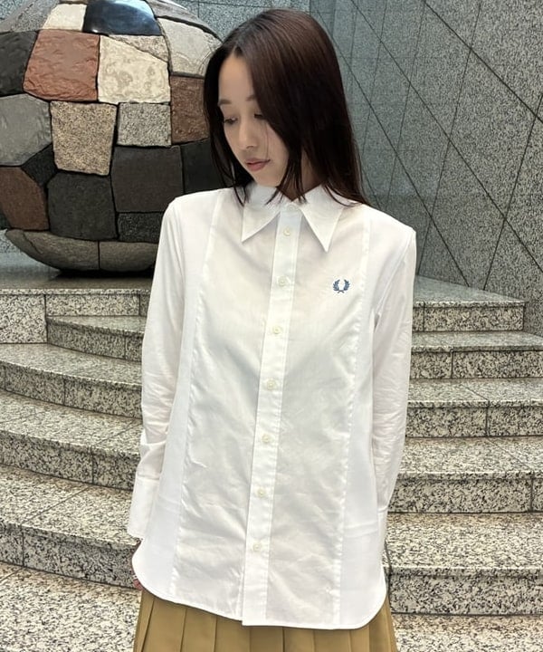 amiriさんの「BEAMS WOMEN｜【別注】FRED PERRY / Tennis Bomber Jacket」を使ったコーディネート