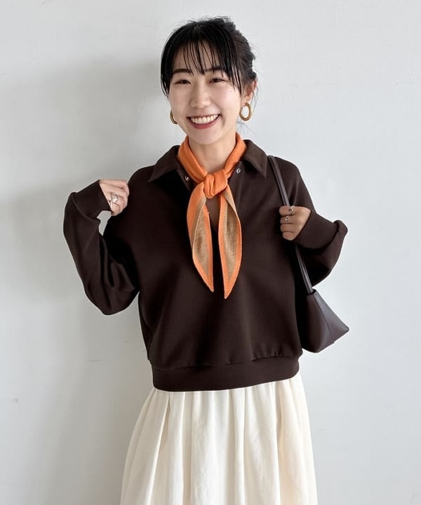 中丸　栞さんの「BEAMS WOMEN｜PUNTI. / PORTRAIT ショルダーバッグ」を使ったコーディネート