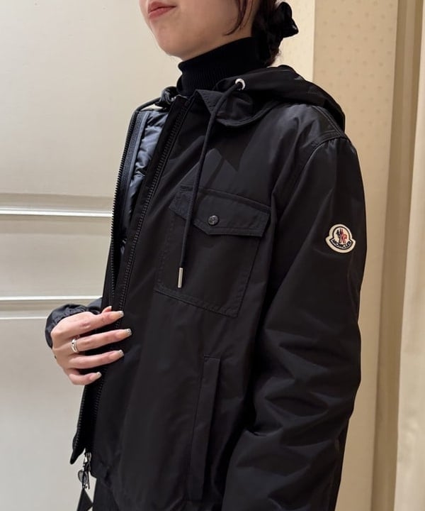 BEAMS 透湿防水 3レイヤー 2WAYコート ビームス ブラック looponline_g16005