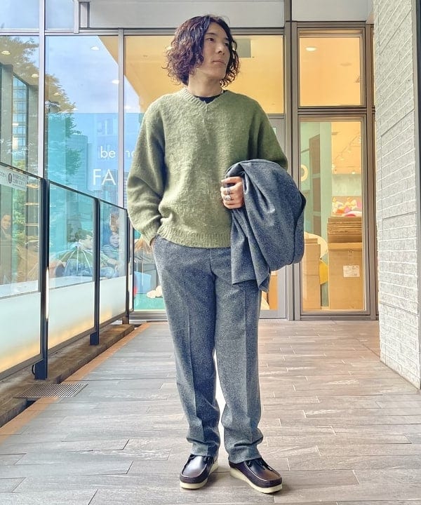 入手困難 ビームスライツ ネイビー セットアップ ノーカラー セット L BEAMS LIGHTS（ビームスライツ）の「BEAMS LIGHTS / ニュー