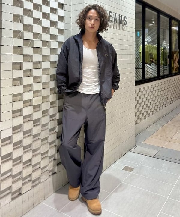 Kellyさんの「BEAMS WOMEN｜【別注】FRED PERRY / SHELL JACKET▲」を使ったコーディネート