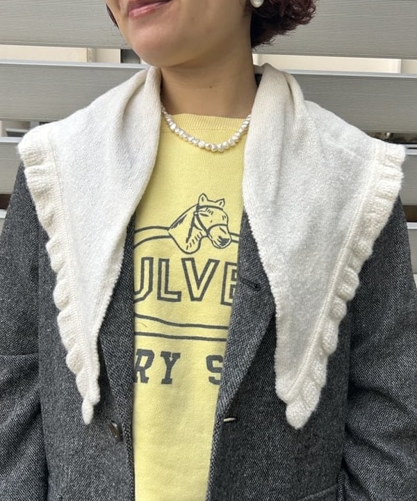 まつむさんの「BEAMS WOMEN｜ツイード スリーボタン ビッグジャケット」を使ったコーディネート