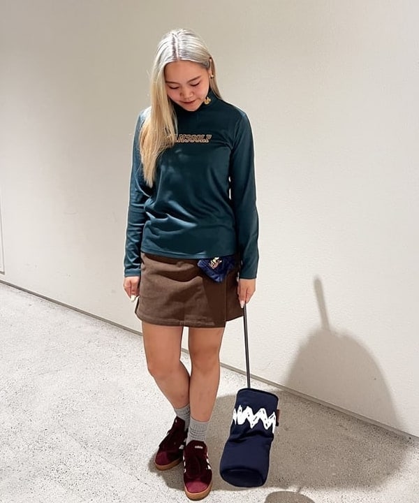 美品☆ビームスゴルフ　ハイブリッドダウン　ニット　カモフラ柄　2way 近年 美品☆ビームスゴルフ ハイブリッドダウン ニット カモフラ柄