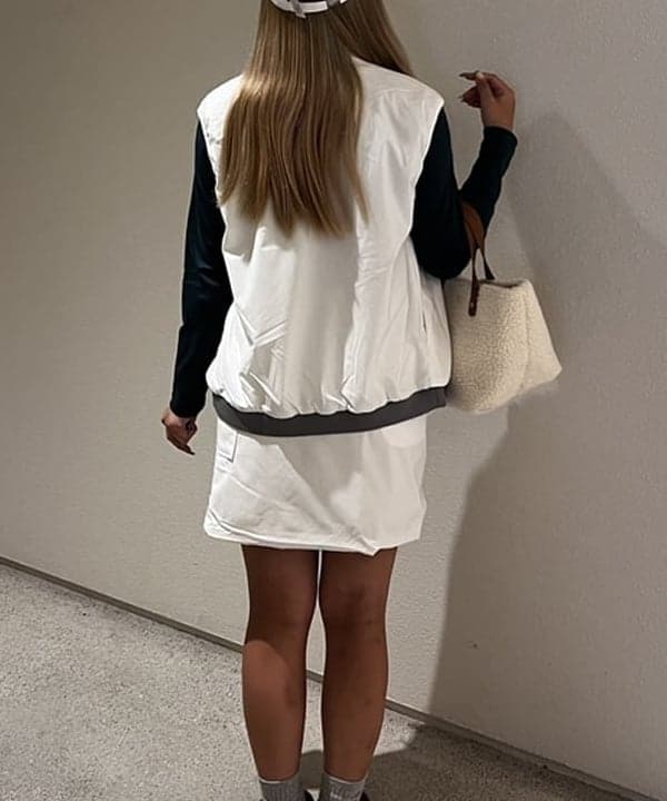 ミルク　BEAMS　GOLF　レディース　セットアップ　サイズ　L ミルク BEAMS GOLF レディース セットアップ サイズ L ミルク