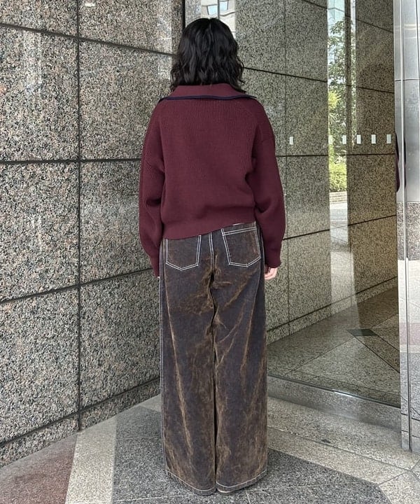 Sakiさんの「BEAMS WOMEN｜【別注】FRED PERRY / Tipped Collar Cardigan」を使ったコーディネート