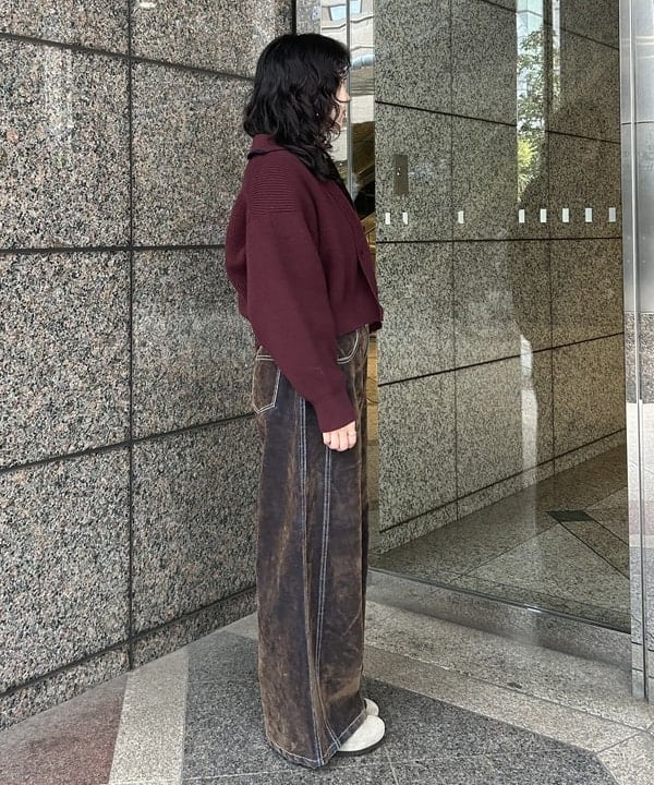 Sakiさんの「BEAMS WOMEN｜【別注】FRED PERRY / Tipped Collar Cardigan」を使ったコーディネート