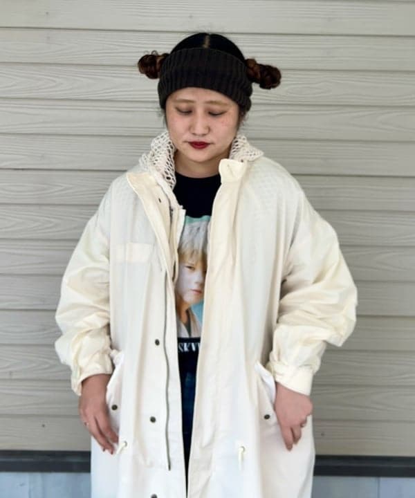 Kyooka Sayakaさんの「BEAMS WOMEN｜ソロテックス M-65 パーカ」を使ったコーディネート