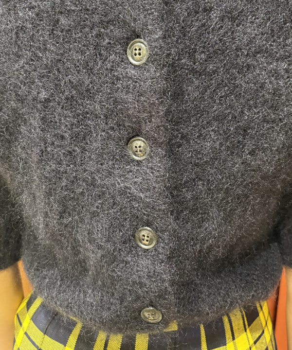 Kanaeさんの「BEAMS WOMEN｜モヘヤ ハーフスリーブ 2WAY プルオーバー」を使ったコーディネート