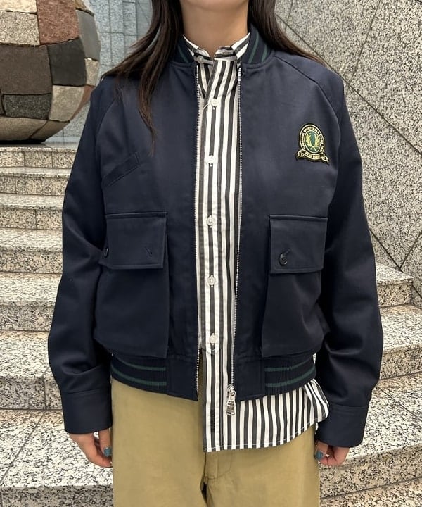 ばるたんさんの「BEAMS WOMEN｜【別注】FRED PERRY / Tennis Bomber Jacket」を使ったコーディネート