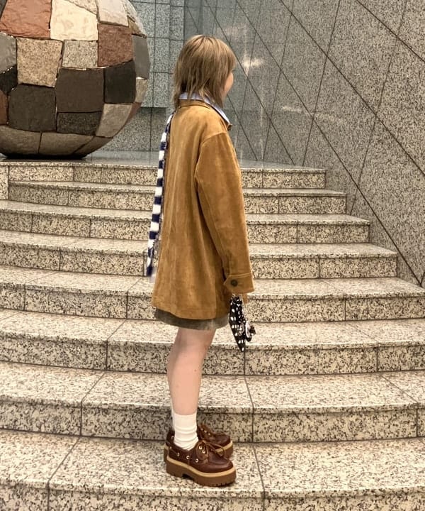 まゆちゃんさんの「BEAMS WOMEN｜ティアードクロップド シャツ」を使ったコーディネート