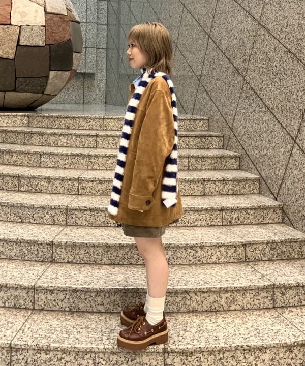 まゆちゃんさんの「BEAMS WOMEN｜ティアードクロップド シャツ」を使ったコーディネート